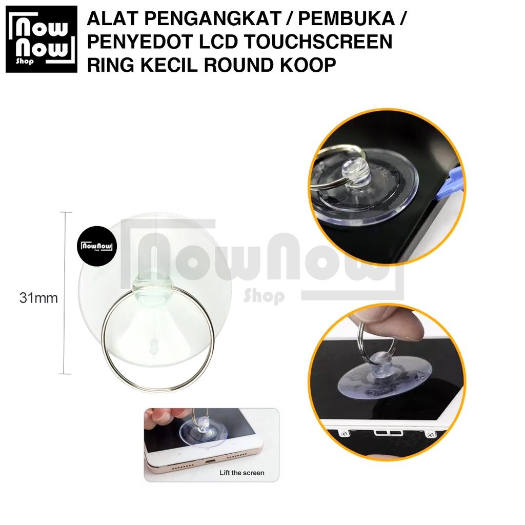 ALAT PENGANGKAT / PEMBUKA / PENYEDOT LCD TOUCHSCREEN RING KECIL SUCKER VACUM UNIVERSAL TS TC OPENING TOOLS