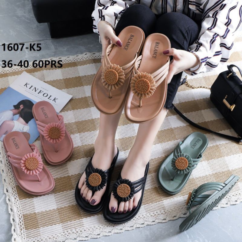 Sandal Jepit Jelly Sunflower Import