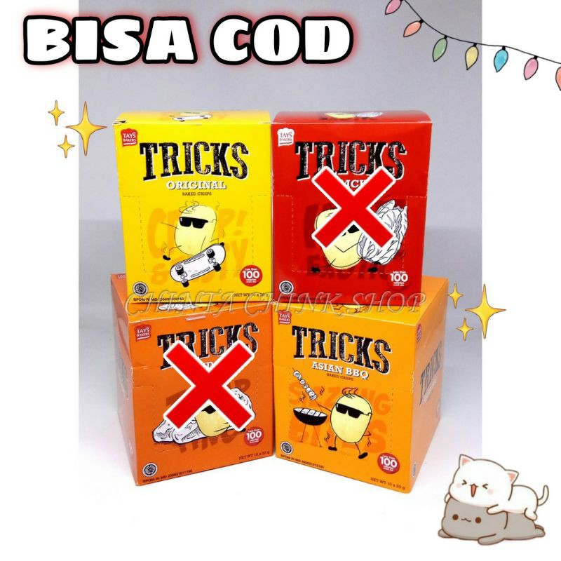 Snack "TRICKS" Potato [1 box ISI 10] MURAH