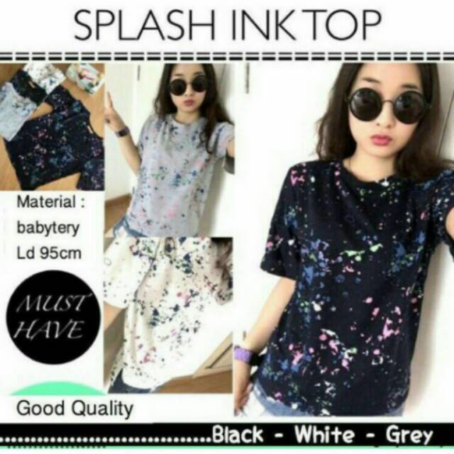 JAYA.Co Kaos SPLASH INK Top