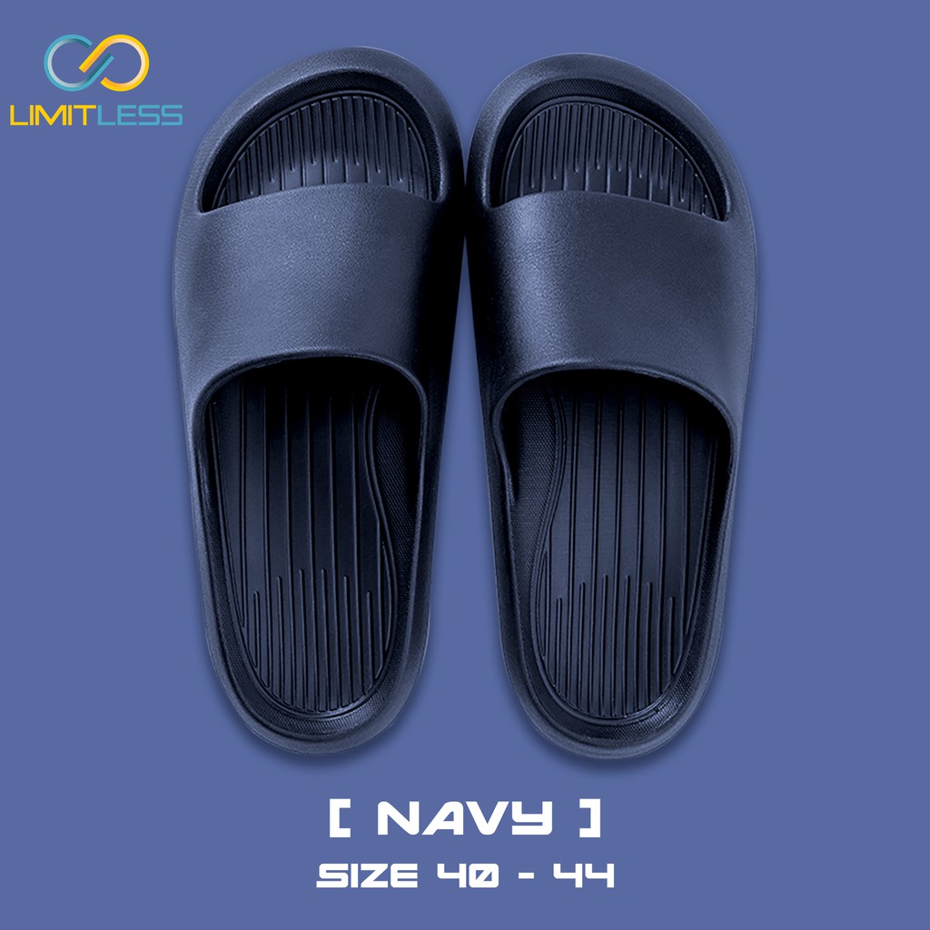 Sandal Slop Pria Karet Phylon Limitless Sandal Cowok Slop EVA Sendal Pria Selop Sporty Awet Nyaman Dipakai