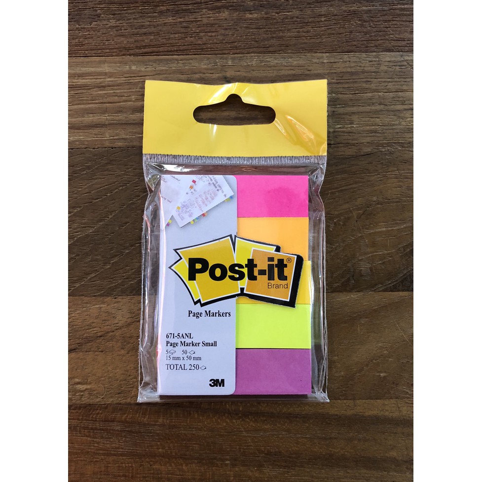 

POST IT PAGE MARKER 5 WARNA | PEMBATAS BUKU WARNA