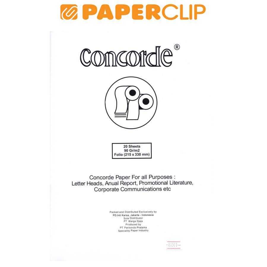 

KERTAS CONCORDE 80501 90GF4@20
