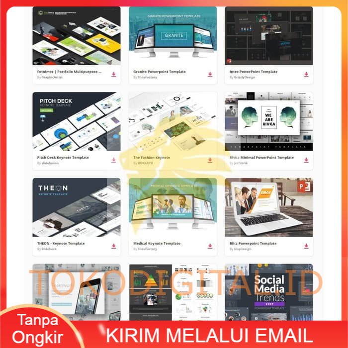 Ratusan Desain Template Power Point Keren tokodigital.id