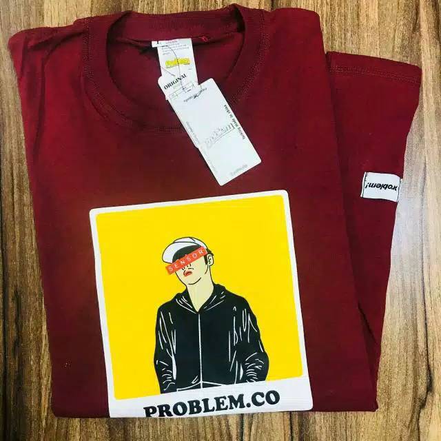  KAOS DISTRO PROBLEM  CO SENSOR Shopee Indonesia