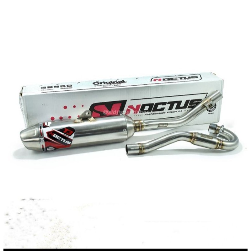 Knalpot noctus T3 Honda CRF 150 L stenlis original