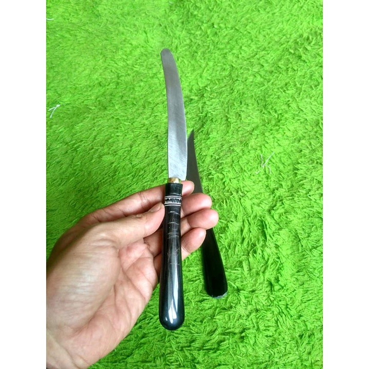 RB Pisau Dapur Galonggong Daging Sayur Buah Gagang Tanduk Kerbau Khas Tasikmalaya Premium Grade A