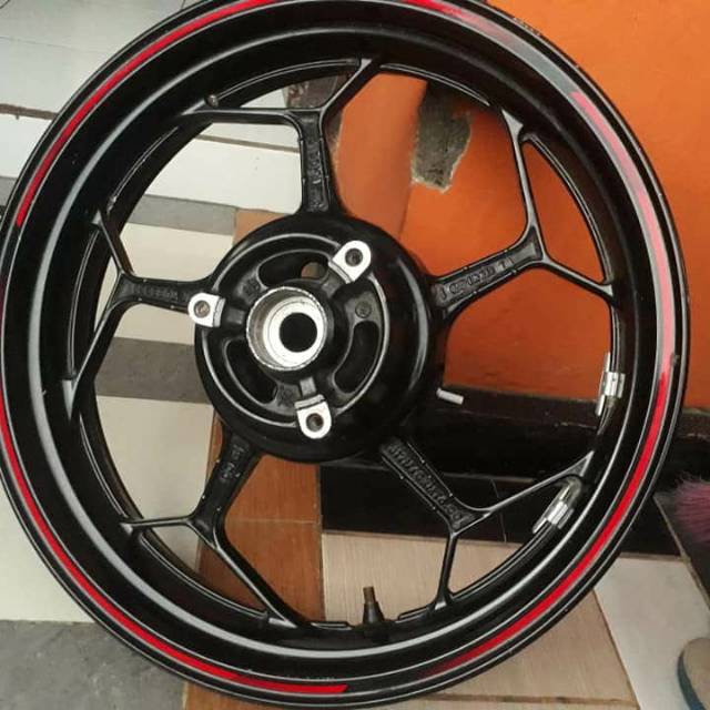 Jual Velg velk belakang ninja 250 fi z250 original ori pelk pelek asli