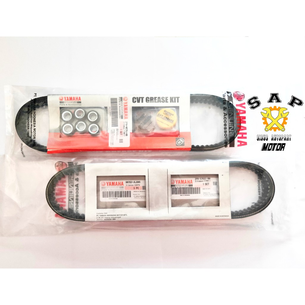 VANBELT MIO M3 / VANBELT ASSY PAKET ROLLER SET MIO M3 / MIO-GT 125 / SOUL-GT 125 / MIO Z / FINO 125