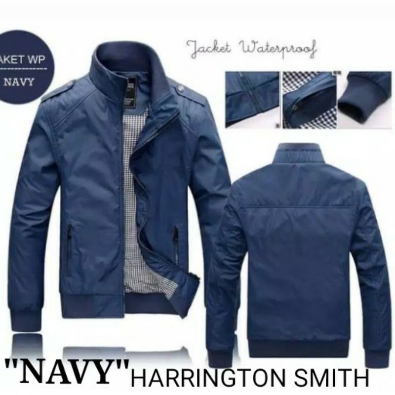 ORI Jaket WP Pria Kantor New Tab Harrington Smit / Jaket harington Motor WP / Jaket Bomber anti air