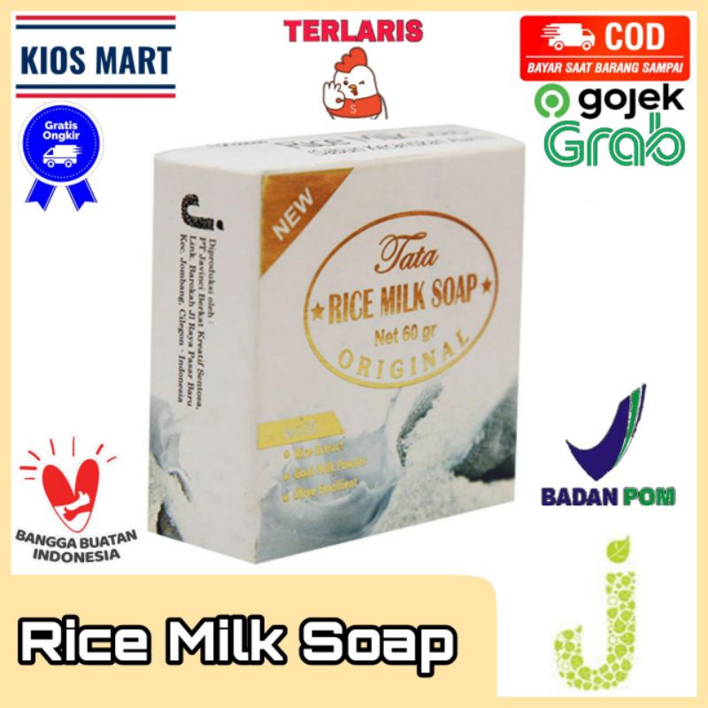 Rice Milk Soap/ Sabun Beras Alami Original BPOM