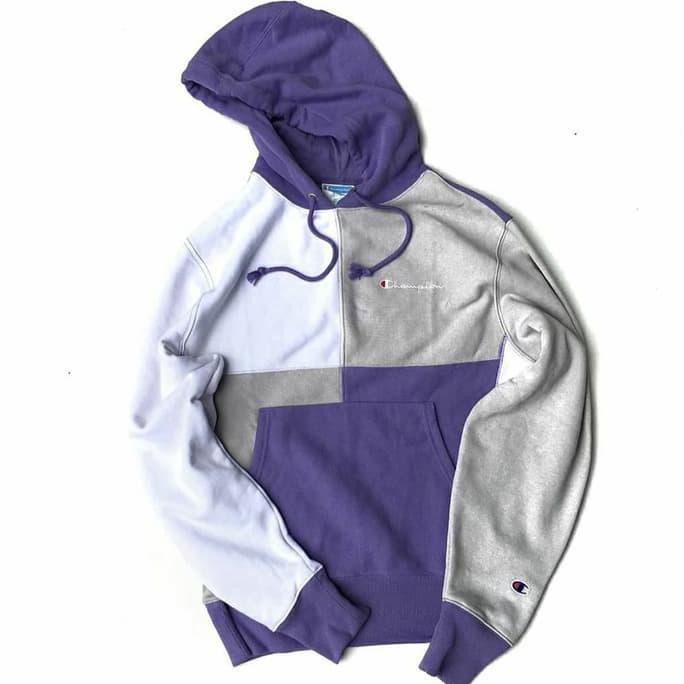 purple hoodie champion