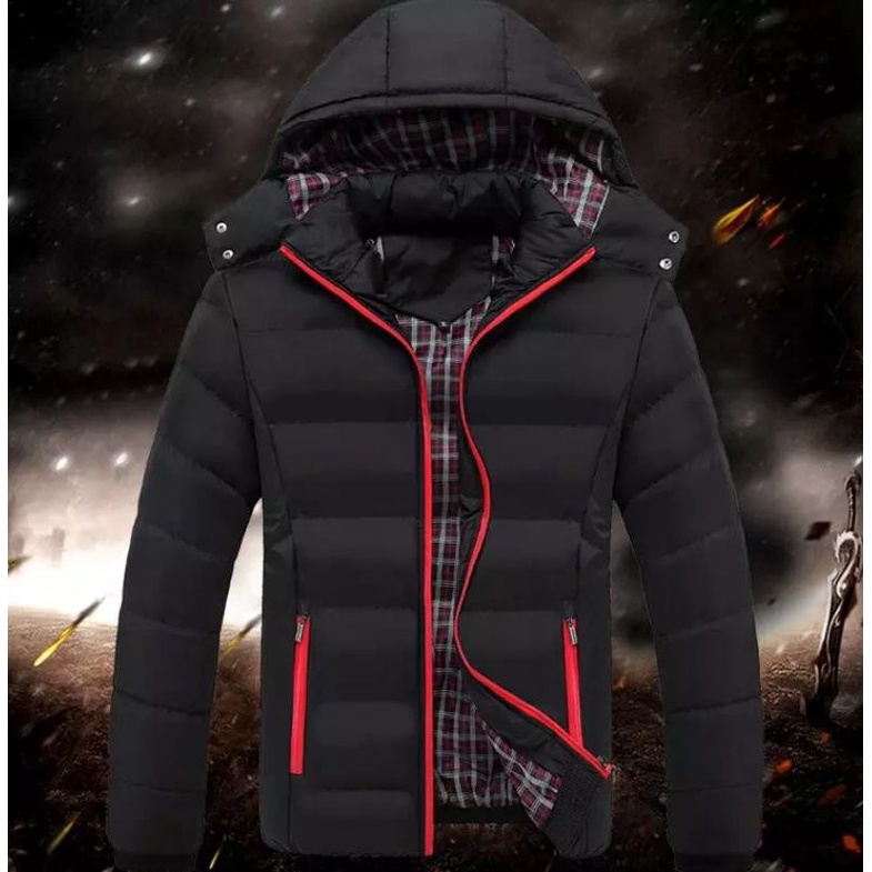 Jaket Pria Wanita Tebal Waterproof Windproof Winter Puffer Tebal Musim Dingin Outdor Touring Hangat 