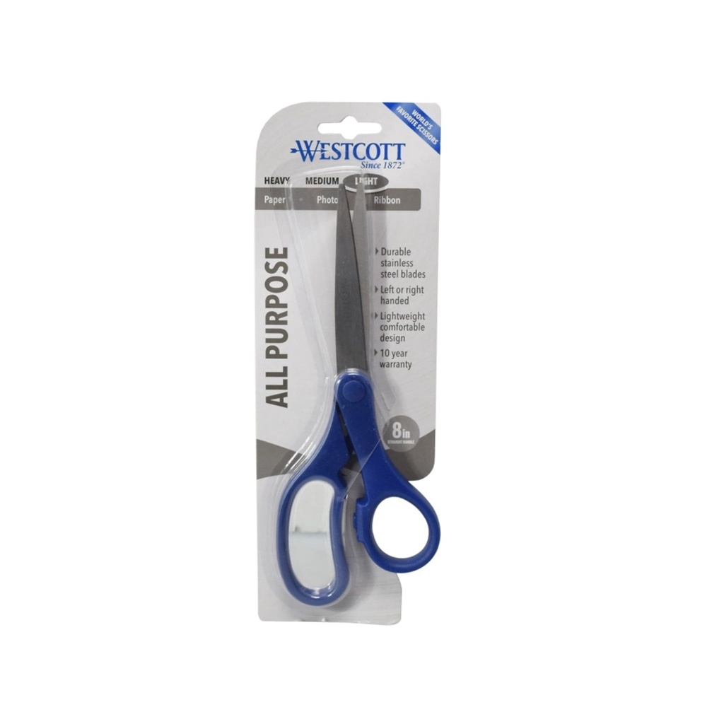 

Gunting Serbaguna Westcott All Purpose Scissor Kleencut Straight Shears 8 Inch