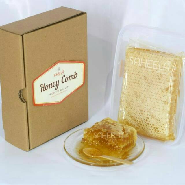 

Madu Sarang Utuh Saheela 500 gr/Madu Murni, Madu Asli/Makanan Sehat