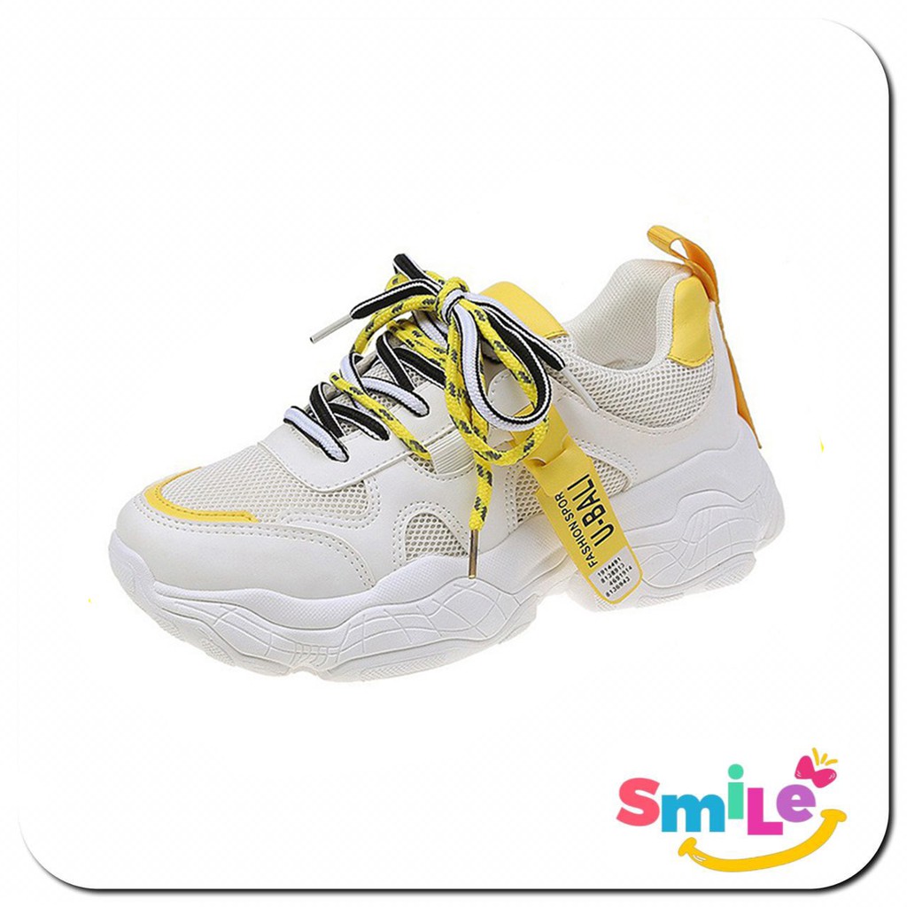 SMILE Sepatu Sneakers Wanita Import SP-135 Model Sport ...