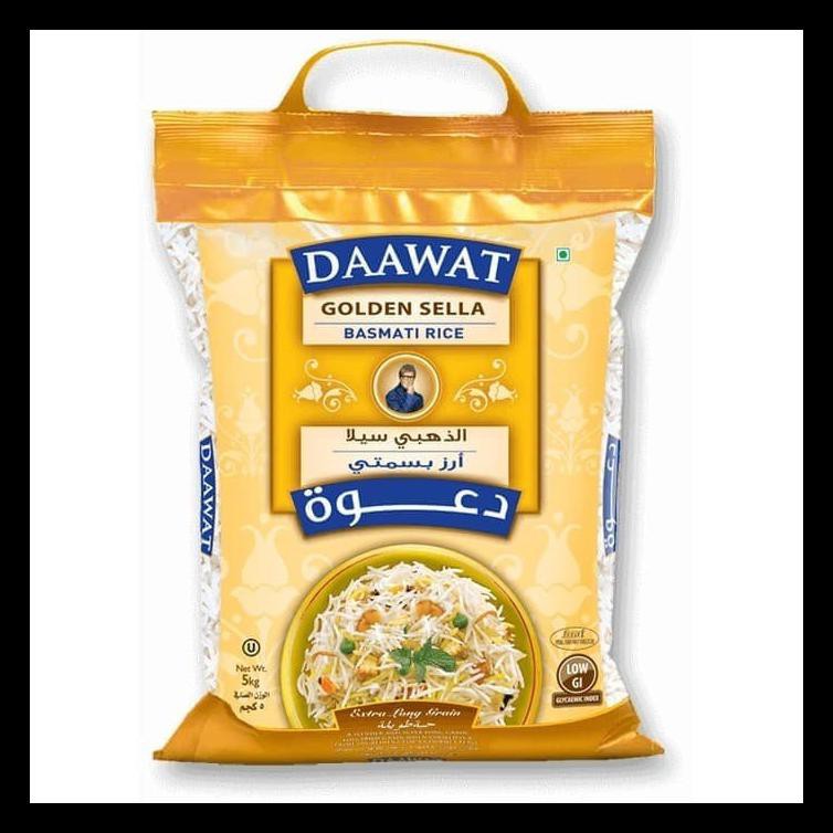 

DAAWAT GOLDEN SELLA BASMATI 5KG KUALITAS TERBAIK BERKUALITAS