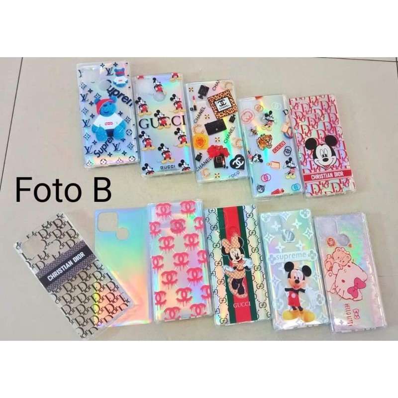 SOFTCASE REALME C12 C15 KARAKTER PELANGI CANTIK BRANDED LUCU