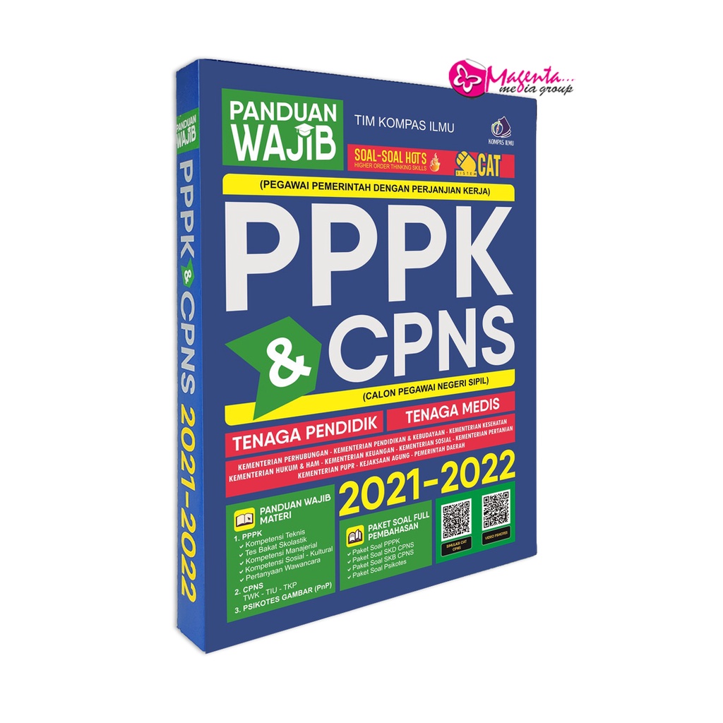 BUKU TES CPNS 2021-2022 - PANDUAN WAJIB CAT CPNS 2021-2022 - CPNS + PPPK - P3K - ASN + SOAL HOTS - K