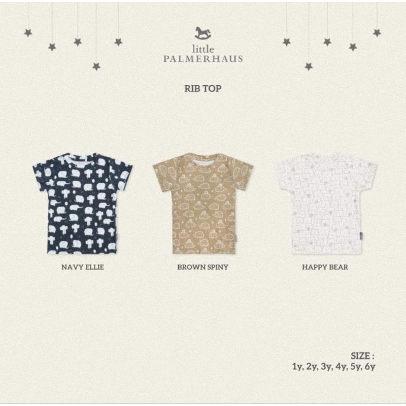Little Palmerhaus Rib Top 1-6 Tahun - Baju Bayi &amp; Anak