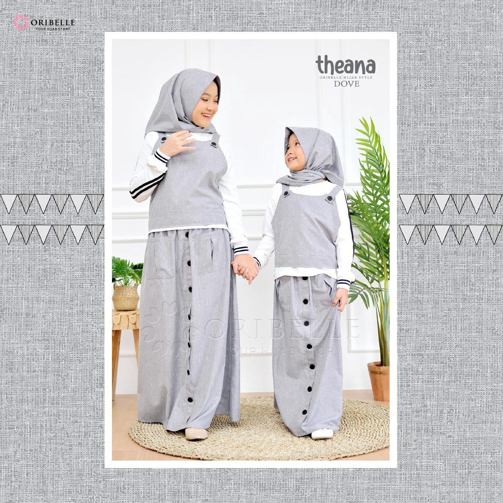 Gamis Remaja /Gamis Oribelle / Theana gamis oribelle / baju remaja / baju anak remaja