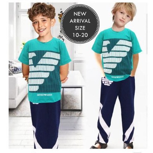 setelan celana panjang london kids size 10-20