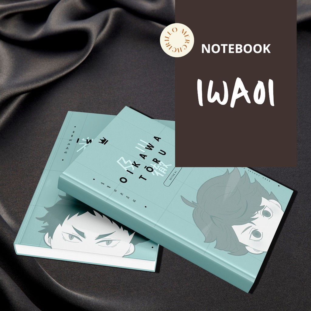 

Notebook Haikyuu IwaOi Series