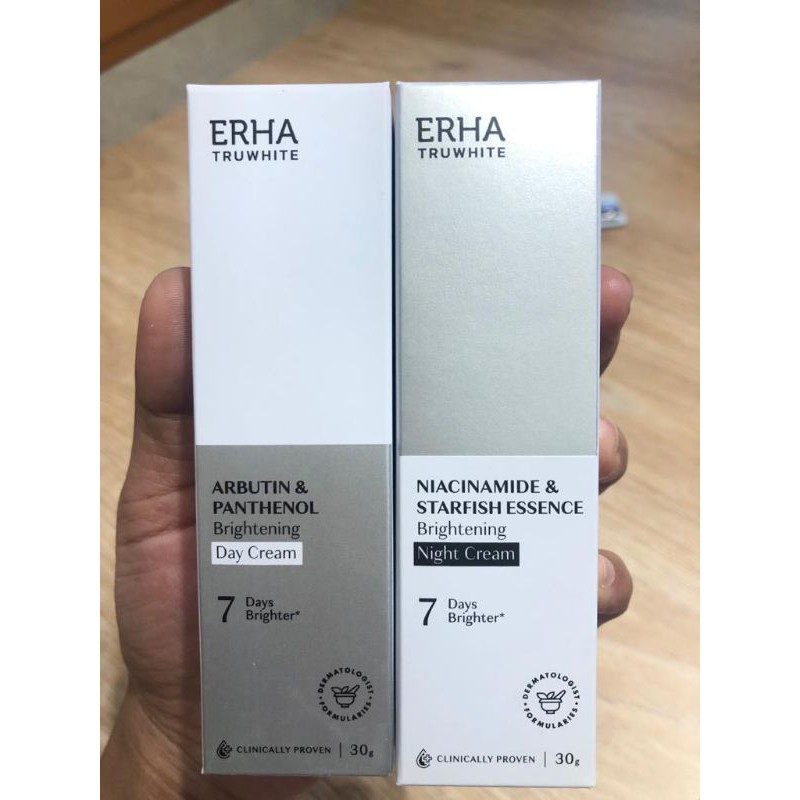 ERHA TRUWHITE DAY CREAM & NIGHT CREAM