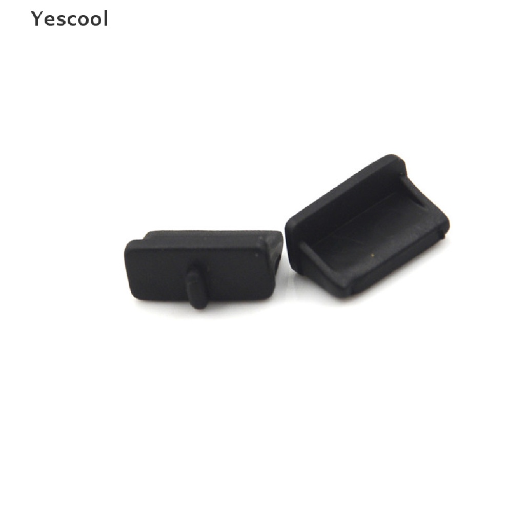 Yescool 20pcs Cover Penutup Port USB Bahan Plastik Lembut Anti Debu