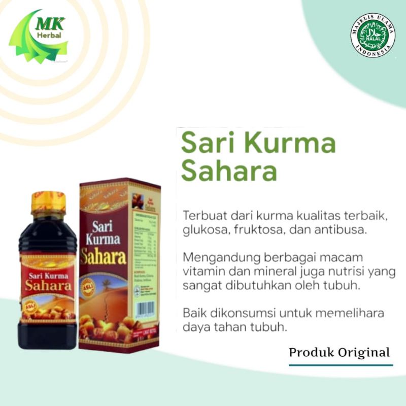 

Sari Kurma Sahara Original 330gr