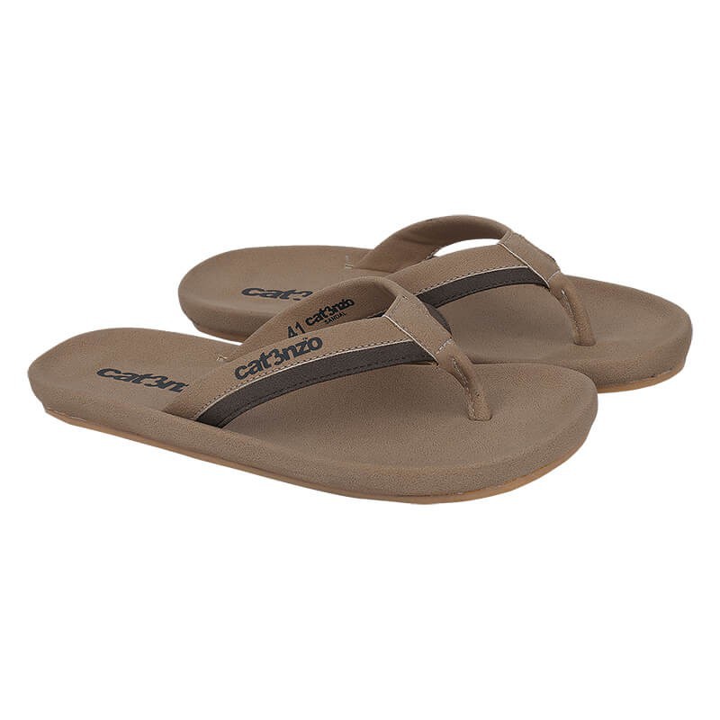 🔥TERMURAH🔥 Sandal / Sendal casual pria Cream Catenzo NO 091 murah ori original