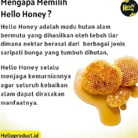 

Madu Hitam Pahit Herbal Premium 1 KG Hello Honey