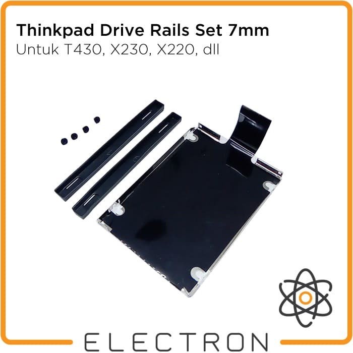 Thinkpad Drive Rails Set 7mm Slim Bracket HDD SSD Caddy T430 X230 X220