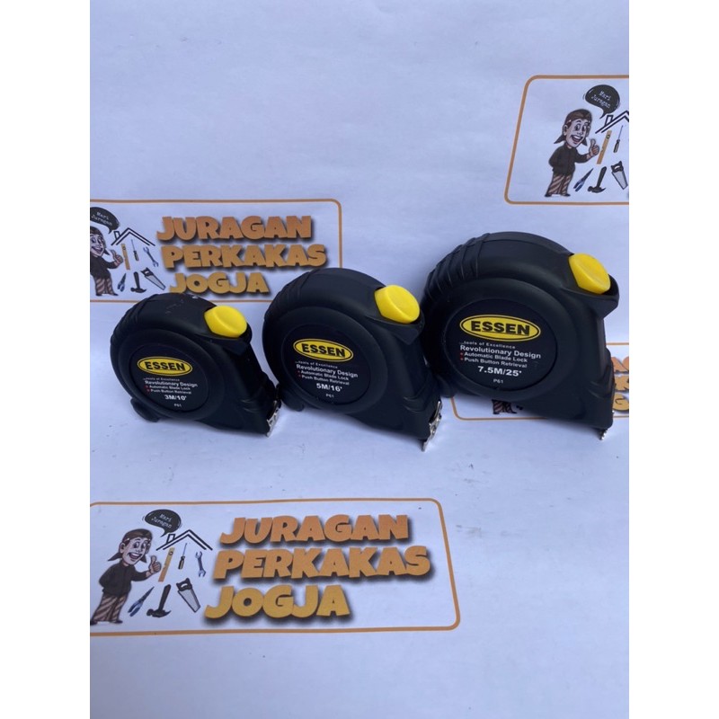 Meteran Magnet Anti Pecah 3M / 5M / 7,5M ESSEN