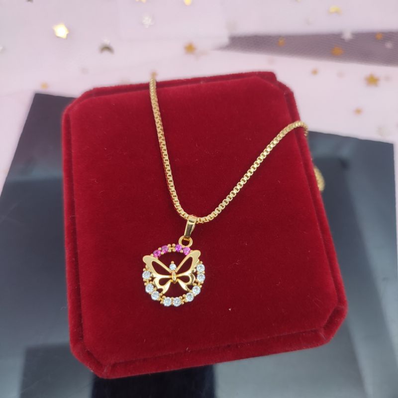 kalung Xuping anti karat dewasa panjang 45 cm rantai italy