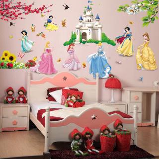 Stiker Dinding Motif Kastil Princess Untuk Dekorasi Kamar Stiker Dinding Motif Kastil Princess Untuk Dekorasi Kamar