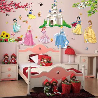  Stiker  Dinding Motif  Kastil Princess Untuk Dekorasi Kamar 