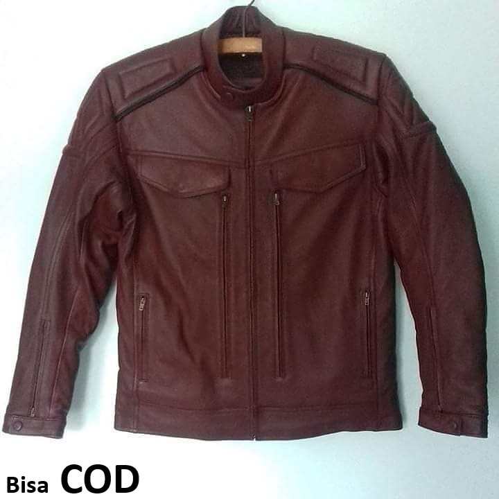 jaket asli kulit pria jaket garut sukaregang