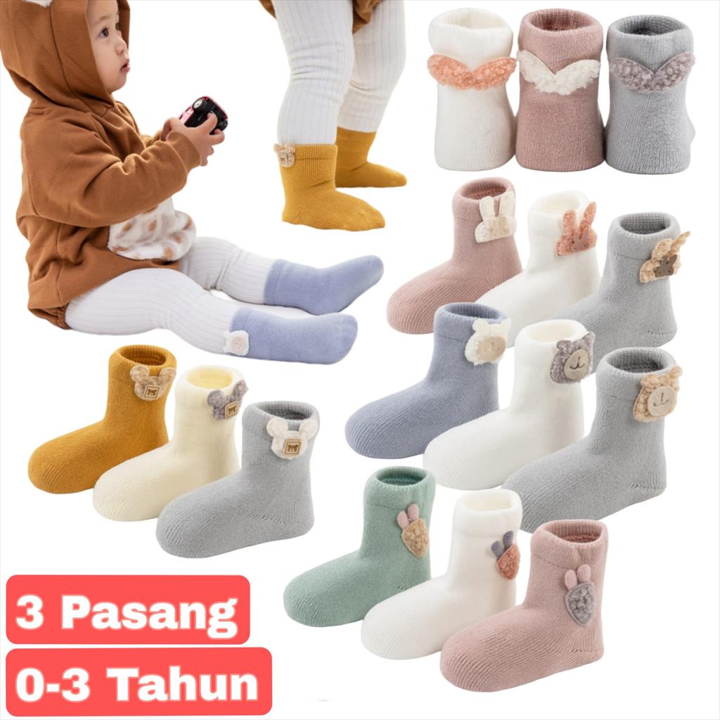 JM0025 Kaos Kaki Anak Rabbit  Carrot Baby Sock Sock Balita Cewek Cowok Unisex