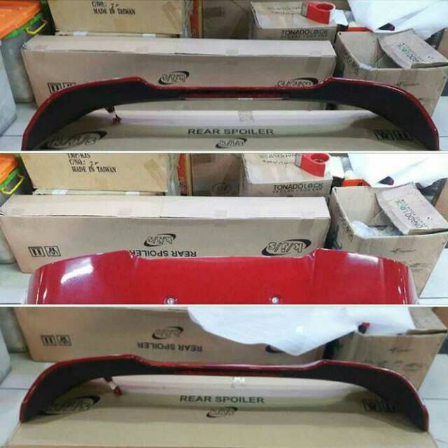 Spoiler plastik all new yaris 2014