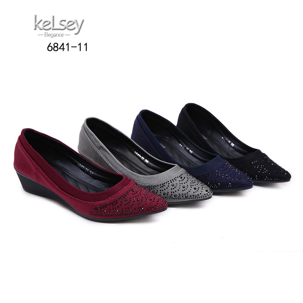 SEPATU BATAM-SEPATU IMPORT- KELSEY ELAINE WEDGES 6841-11