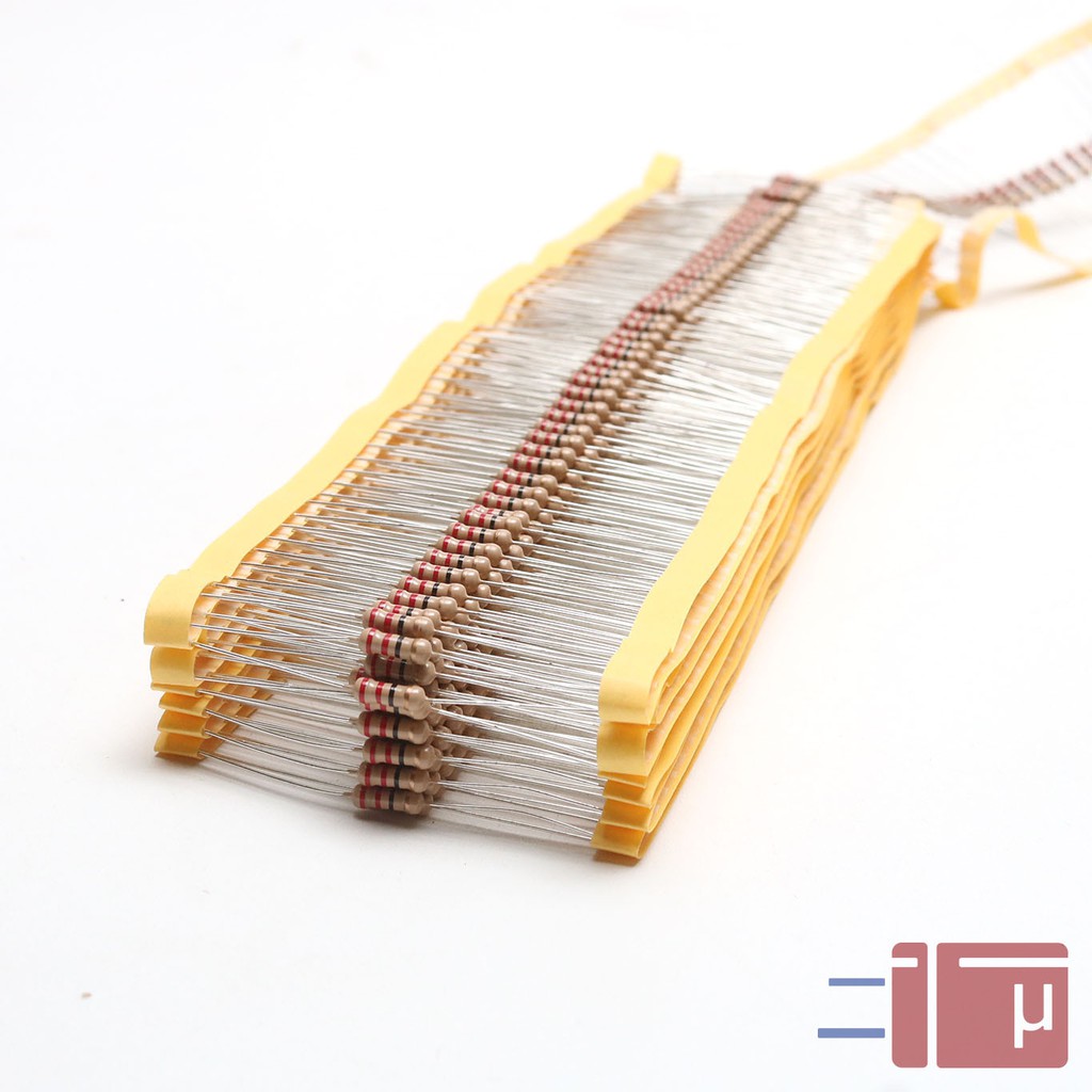 x10 Resistor 22R 22 Ohm 1/2W Karbon 5% Taiwan Kaki Tembaga
