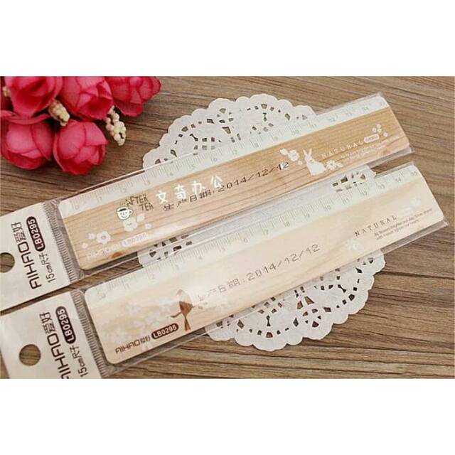

Penggaris Plastik Motif Natural 15 cm
