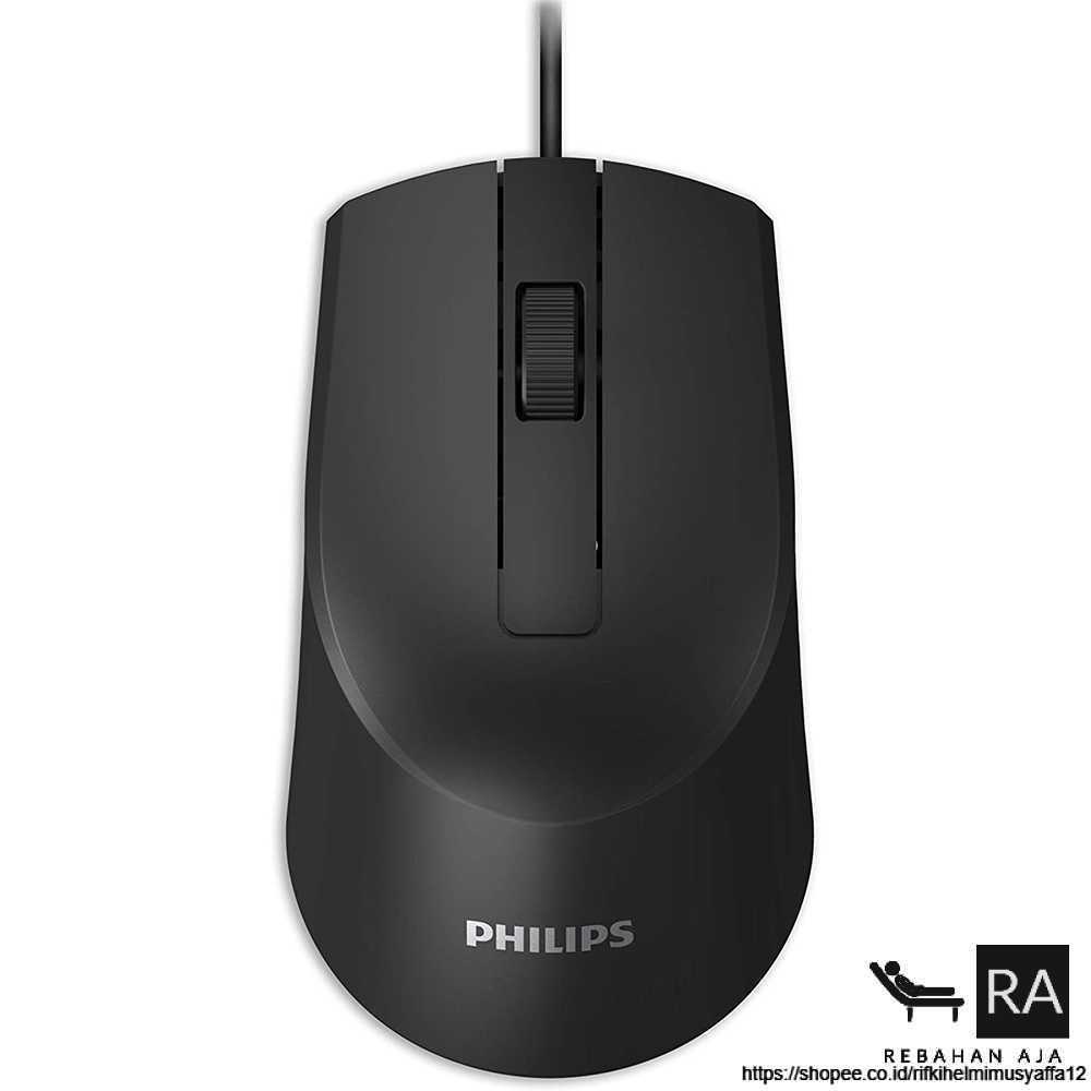 Mall Mouse Philips  M104 Wired Optical 1000 DPI Kabel Office Profesional SPK7104