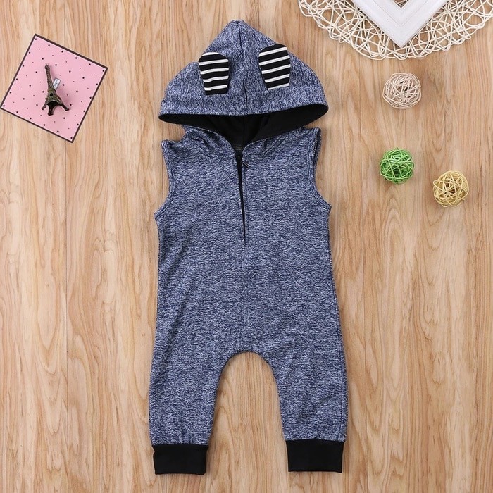 Jumper hoodie kuping strip