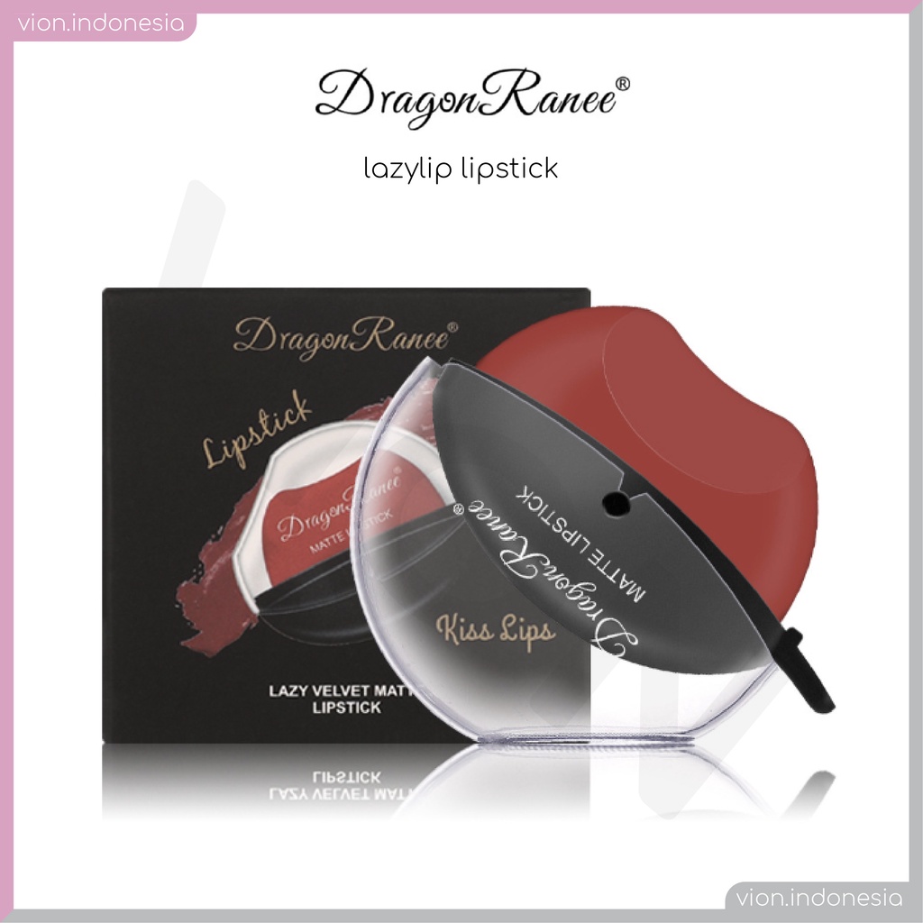 DRAGON RANEE Lazy Lips Velvet Matte Lipstick Lipstik Bentuk Bibir DR009