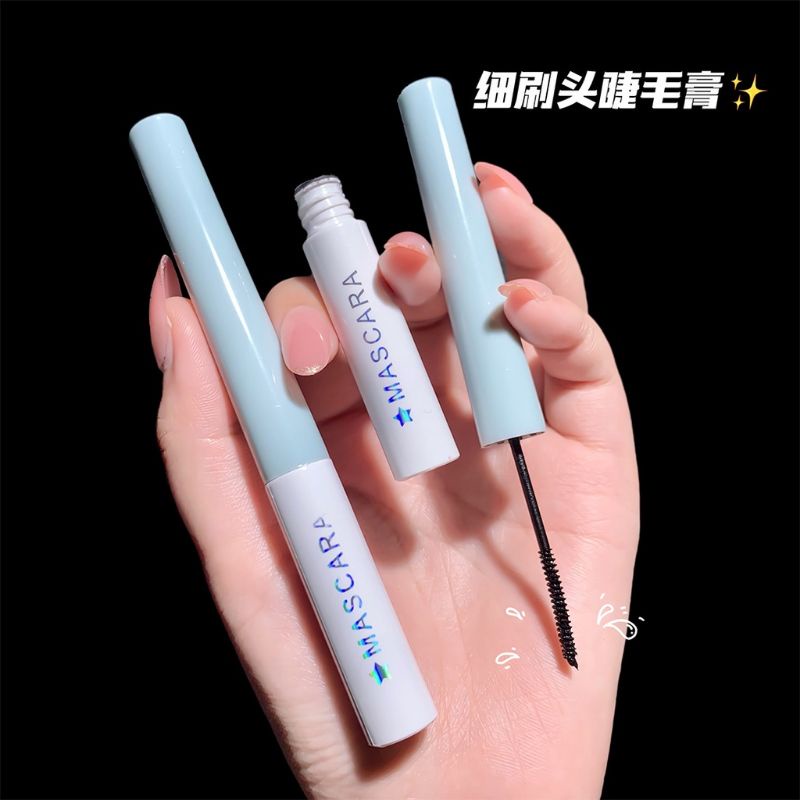 Maskara Kuas Penebal Bulu Mata Awet Tahan Waterproof Lama Mascara Lameila Cocok Bulu mata Pendek Lebih Tebal