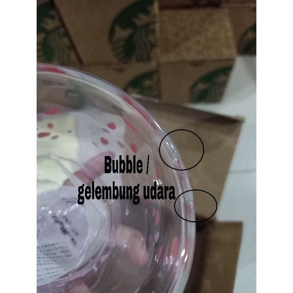 DEFECT / CACAT PRODUKSI gelas paw cat kucing sakura starbucks