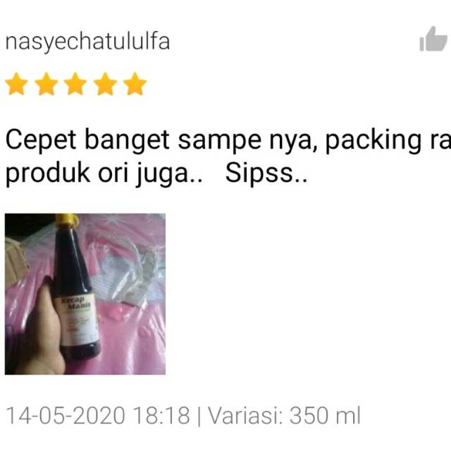 Kecap Manis Lingkar Organik Kemasan 350ml