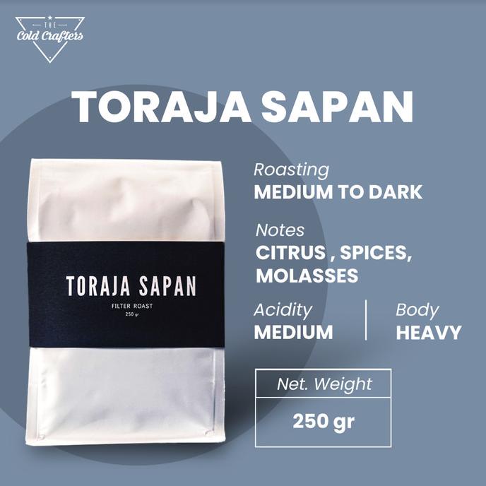 

Toraja Sapan Arabica Grade 1 Biji Kopi Roasted Beans Ready